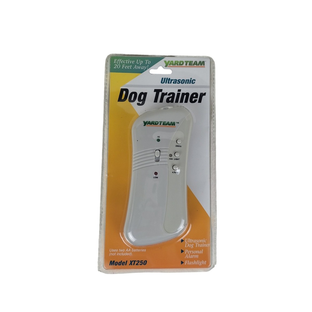 Yard Team‎ Ultrasonic Dog Trainer Model XT250 Personal Alarm Flashlight New